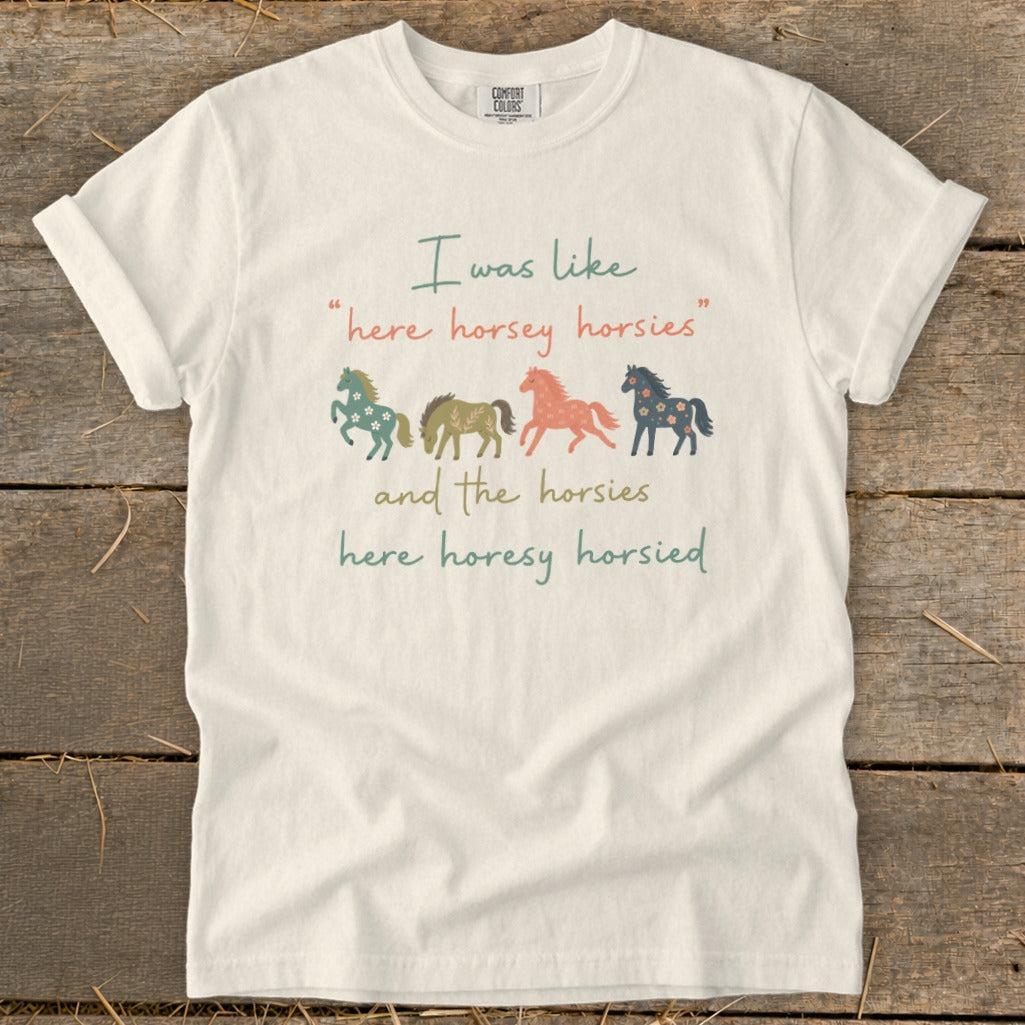 Here Horsey Signature Tee