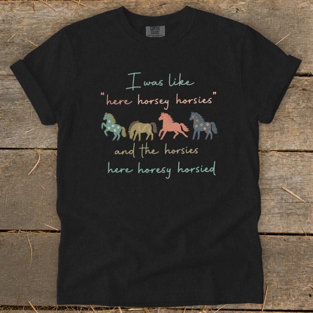 Here Horsey Signature Tee