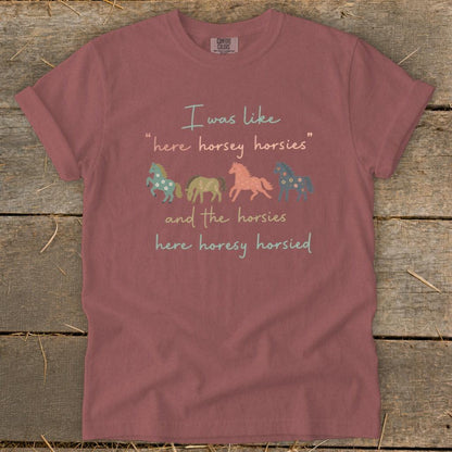 Here Horsey Signature Tee