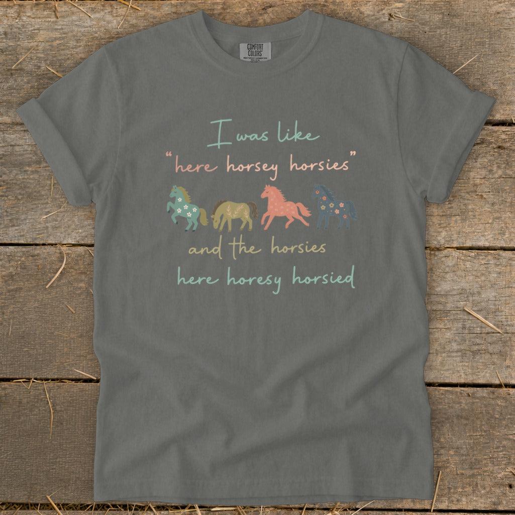 Here Horsey Signature Tee