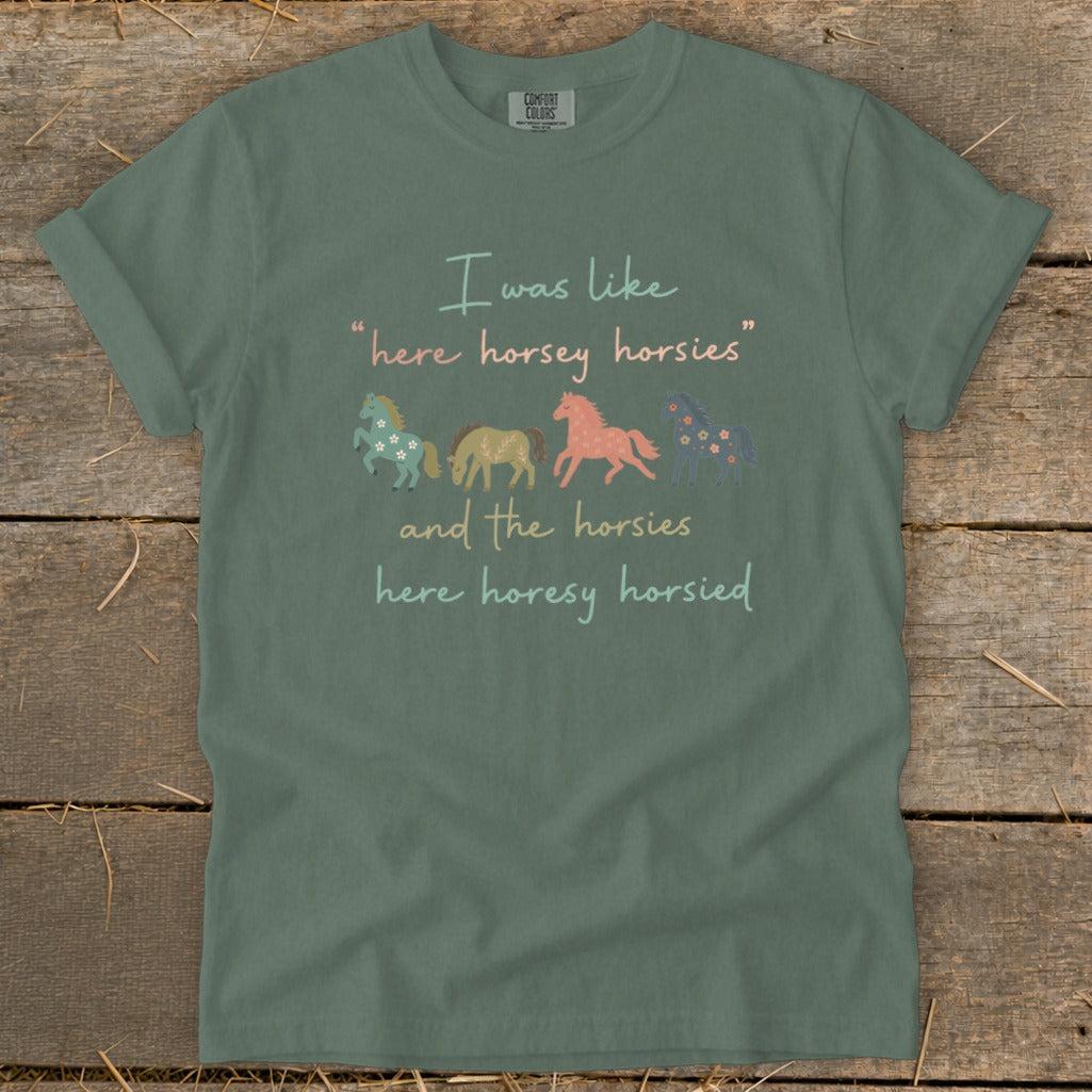 Here Horsey Signature Tee
