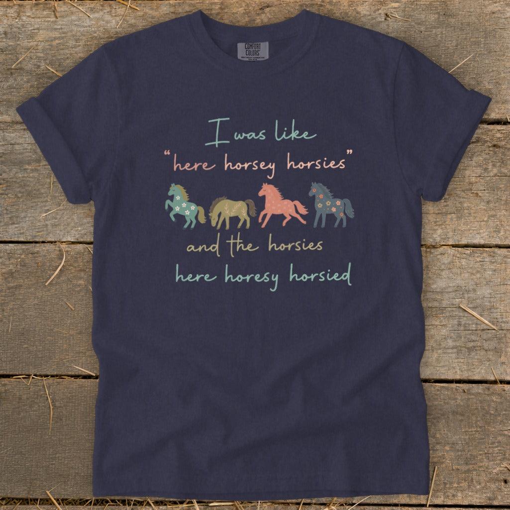 Here Horsey Signature Tee