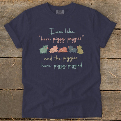 Here Piggy Signature Tee