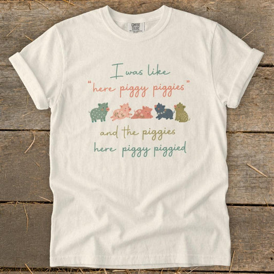 Here Piggy Signature Tee