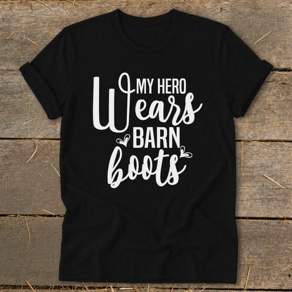 Hero Wears Barn Boots Softstyle Tee - Black