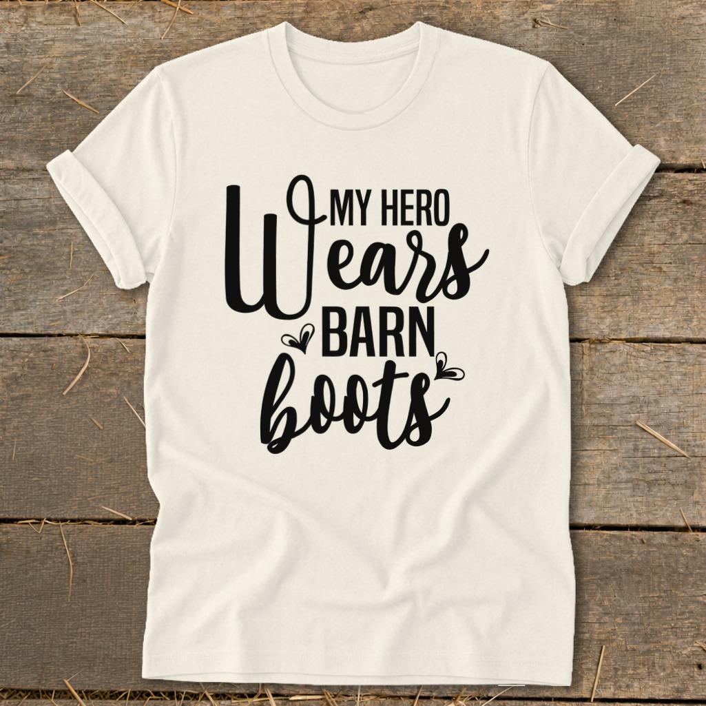 Hero Wears Barn Boots Softstyle Tee - Natural