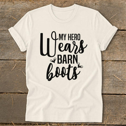Hero Wears Barn Boots Softstyle Tee - Natural