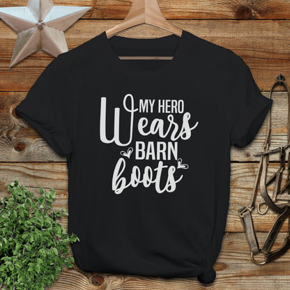 Hero Wears Barn Boots T-Shirt