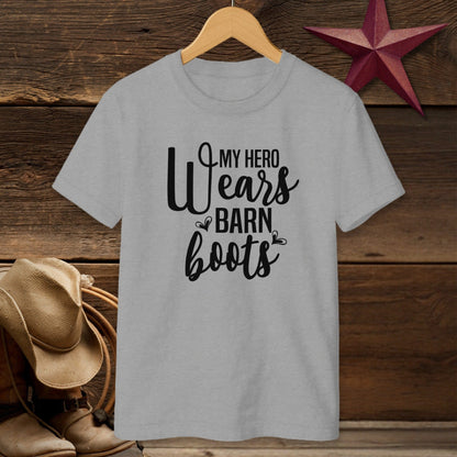 Hero Wears Barn Boots T-shirt (Youth)