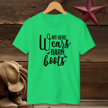 Hero Wears Barn Boots T-shirt (Youth)
