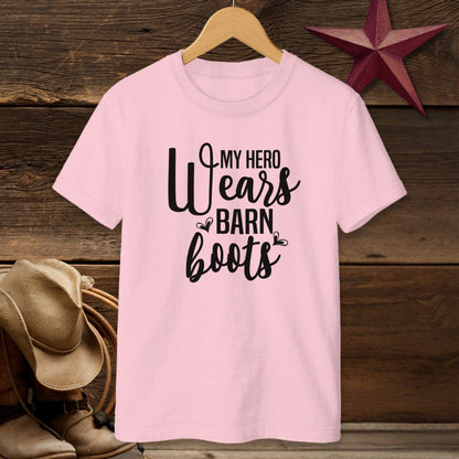 Hero Wears Barn Boots T-shirt (Youth)