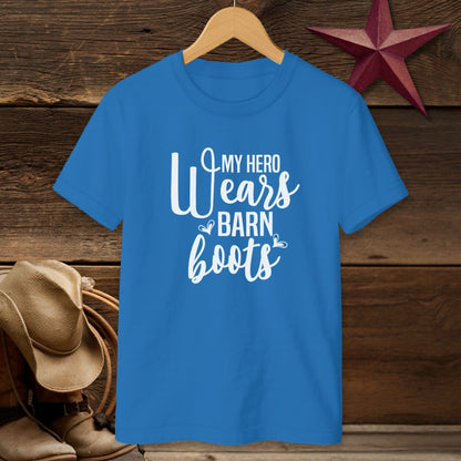Hero Wears Barn Boots T-shirt (Youth)