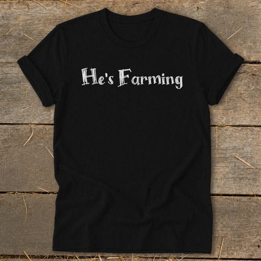 Hes Farming Softstyle Tee - Black