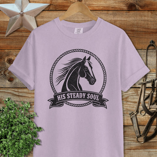 His Steady Soul Heavyweight Tee