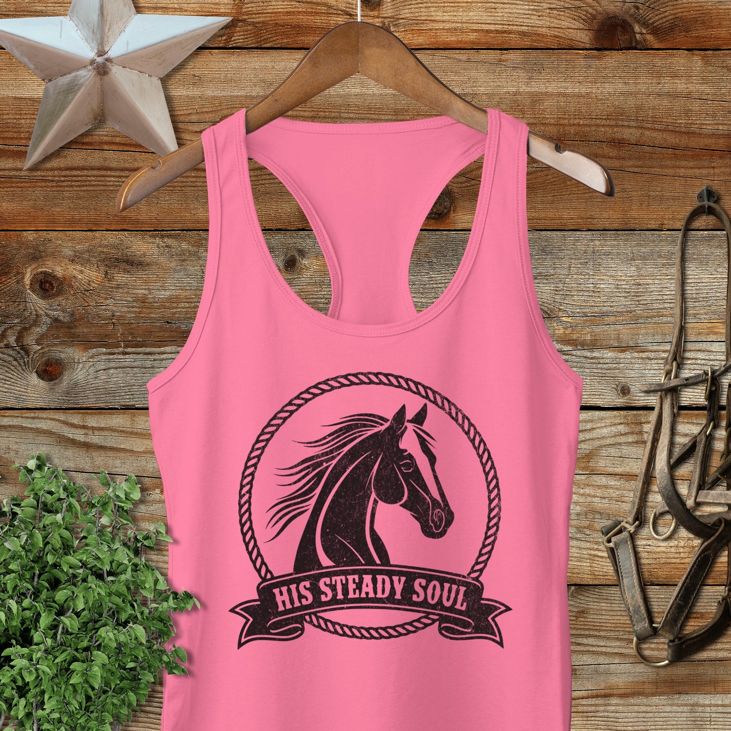 His Steady Soul Racerback Tank