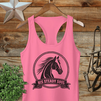 His Steady Soul Racerback Tank