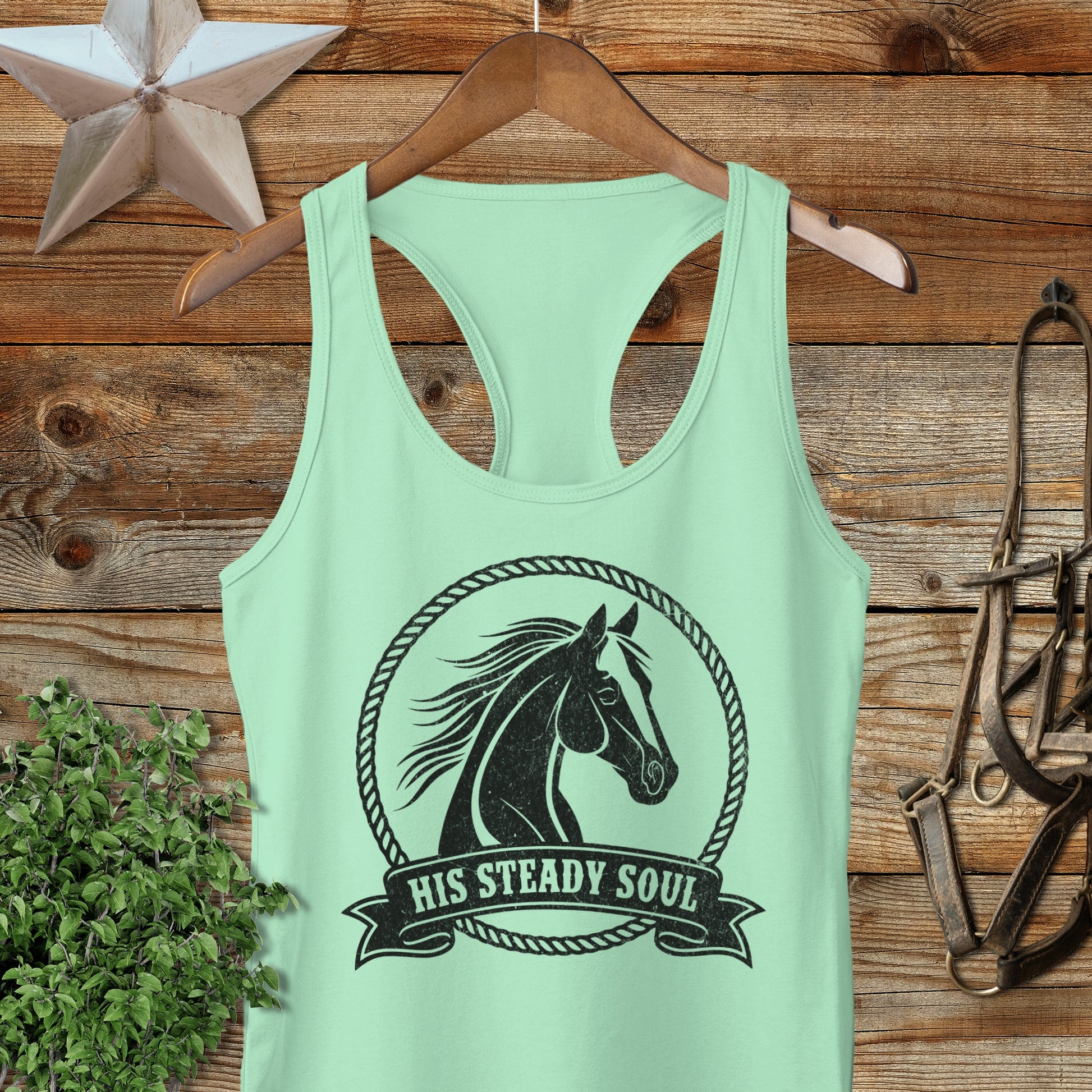 His Steady Soul Racerback Tank