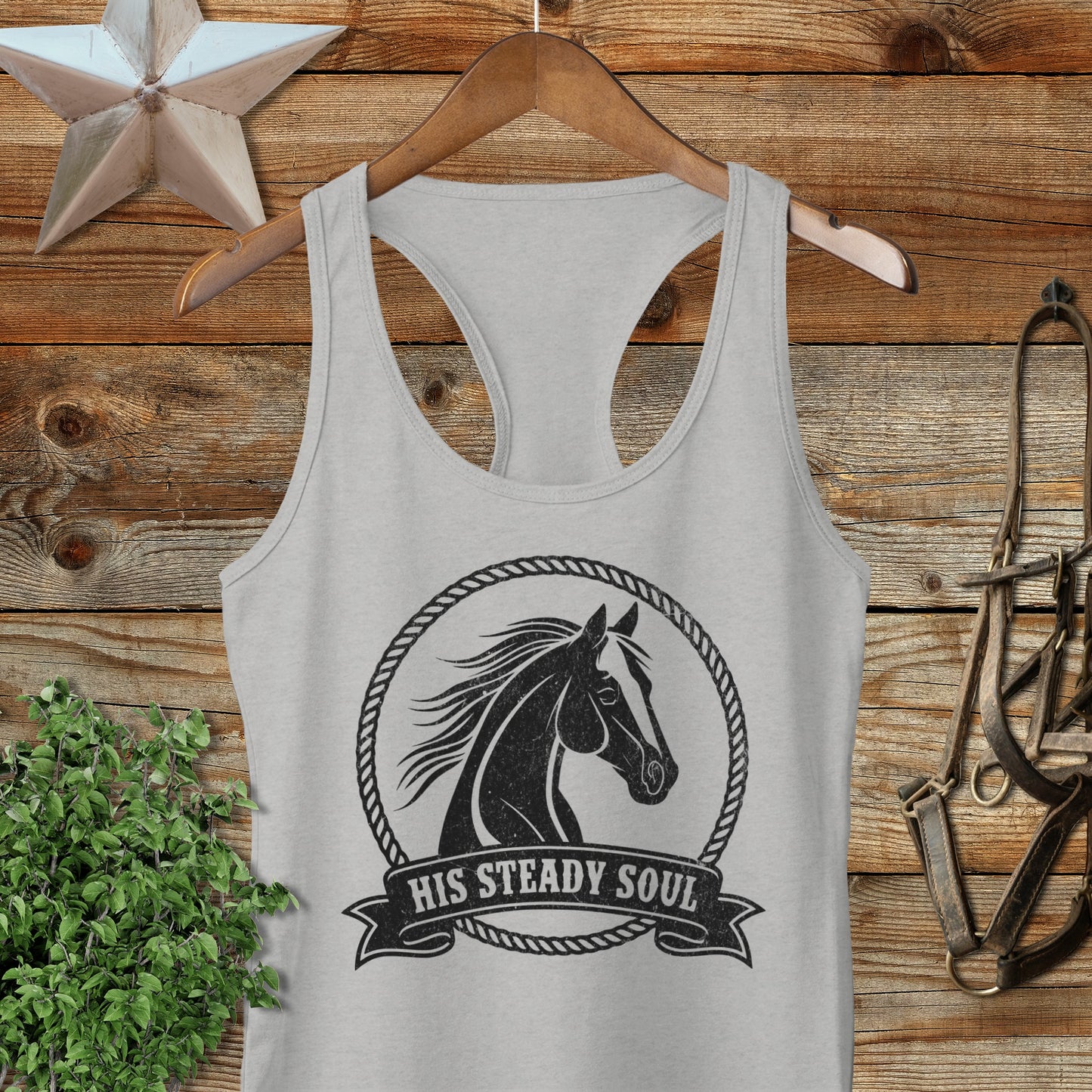 His Steady Soul Racerback Tank