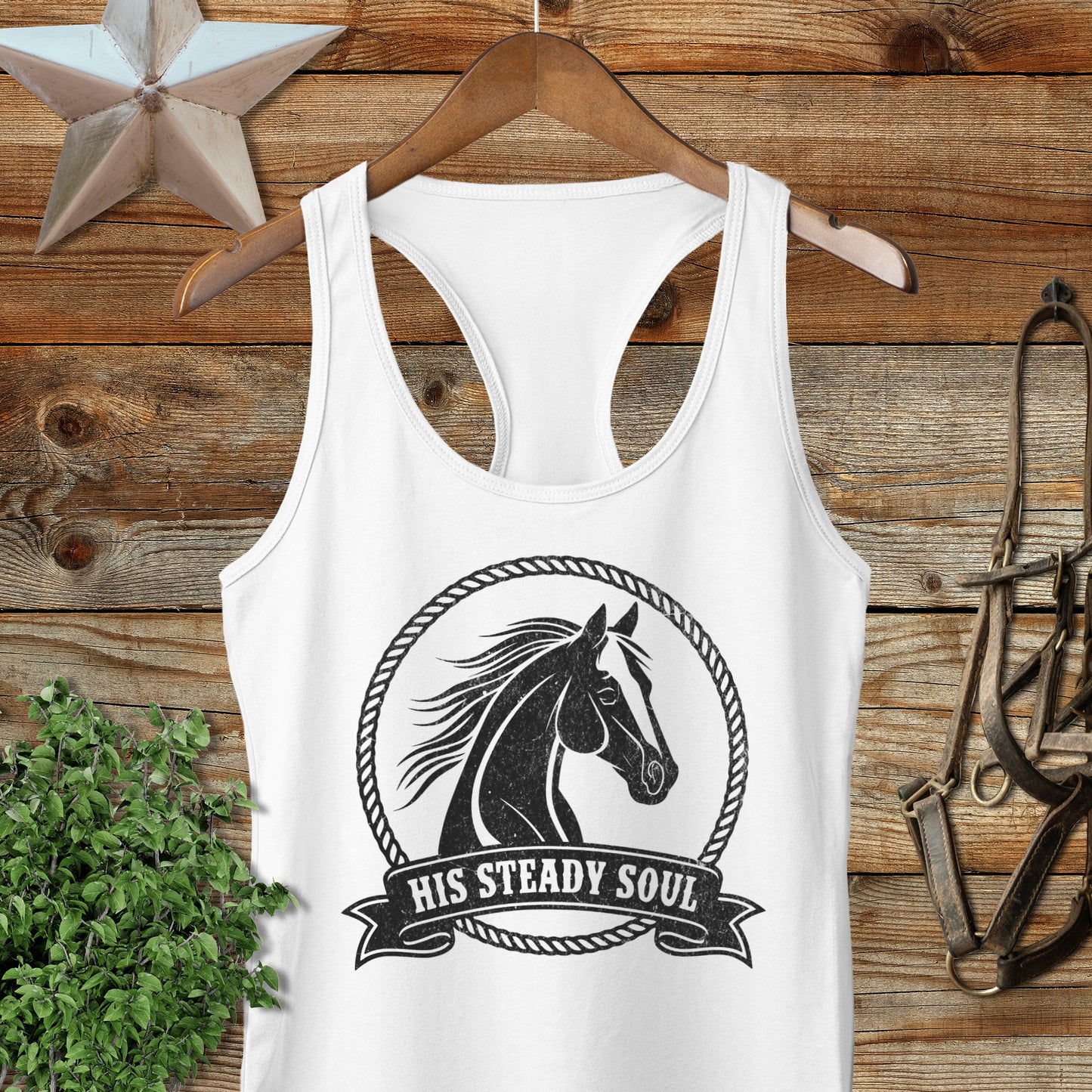 His Steady Soul Racerback Tank