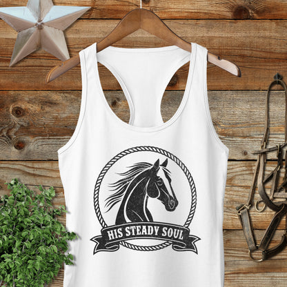 His Steady Soul Racerback Tank