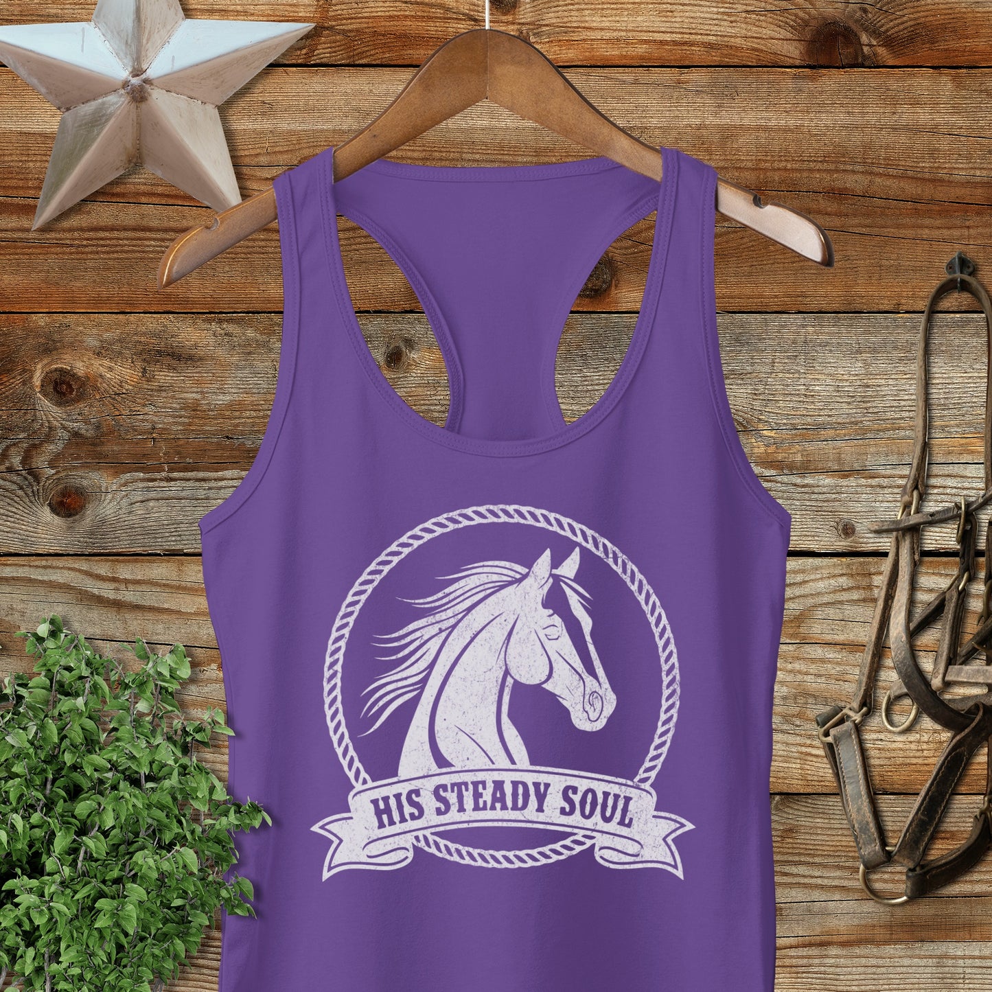 His Steady Soul Racerback Tank