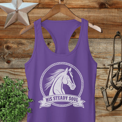 His Steady Soul Racerback Tank