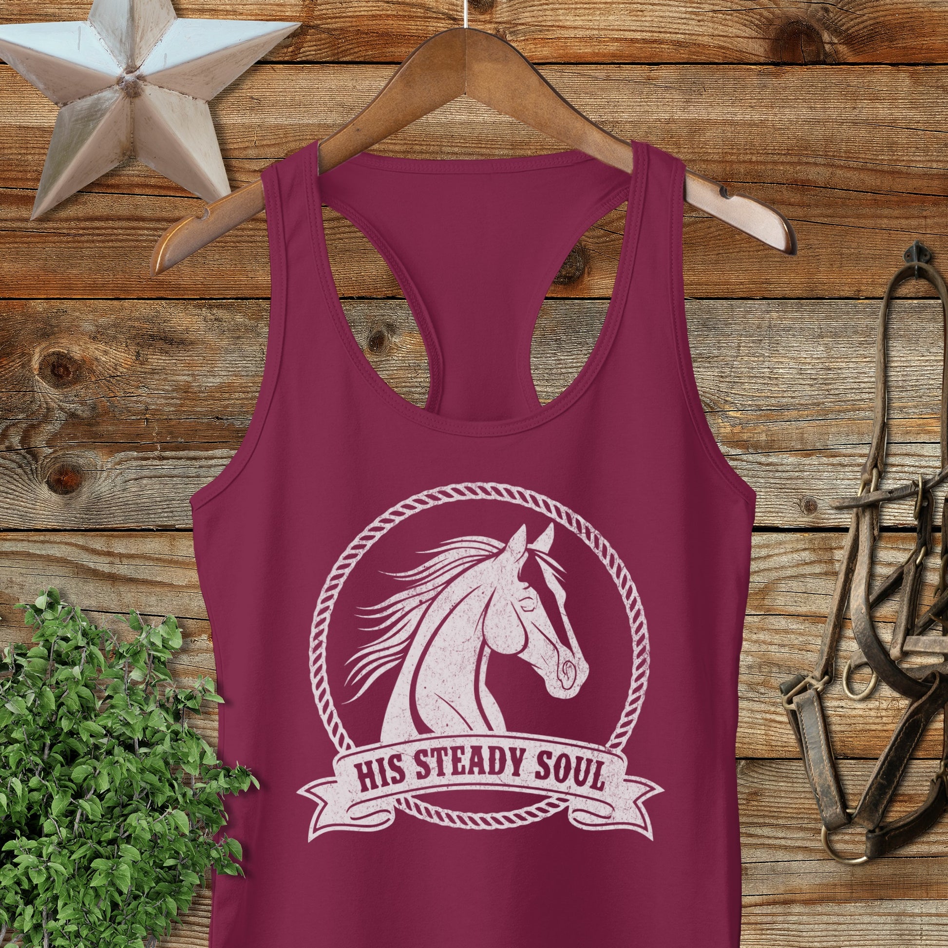 His Steady Soul Racerback Tank