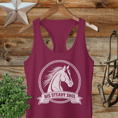 His Steady Soul Racerback Tank