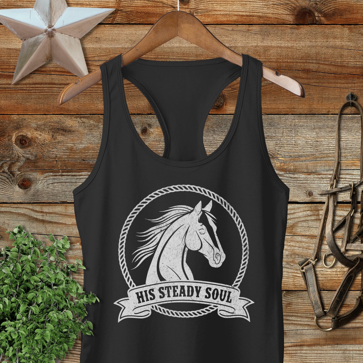 His Steady Soul Racerback Tank