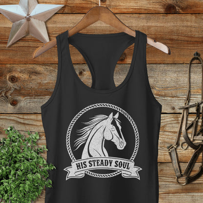 His Steady Soul Racerback Tank