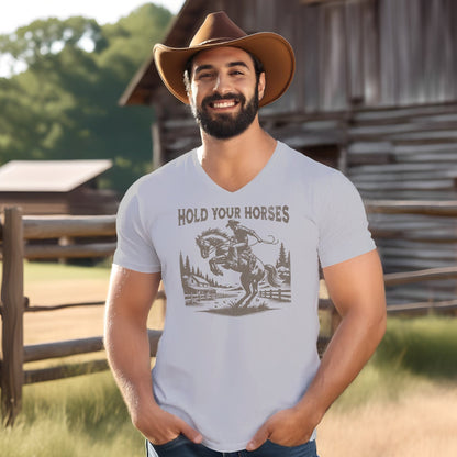 Hold Your Horses V-neck