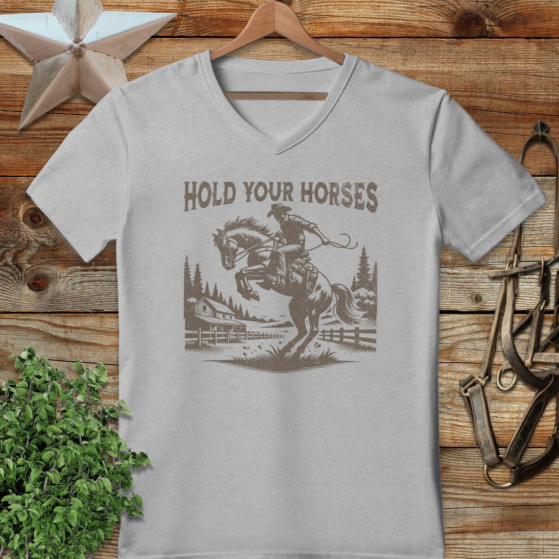 Hold Your Horses V-neck