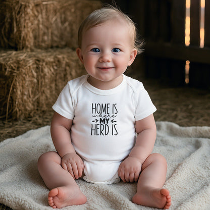 Home Is My Herd Bodysuit (Baby)