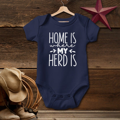 Home Is My Herd Bodysuit (Baby)