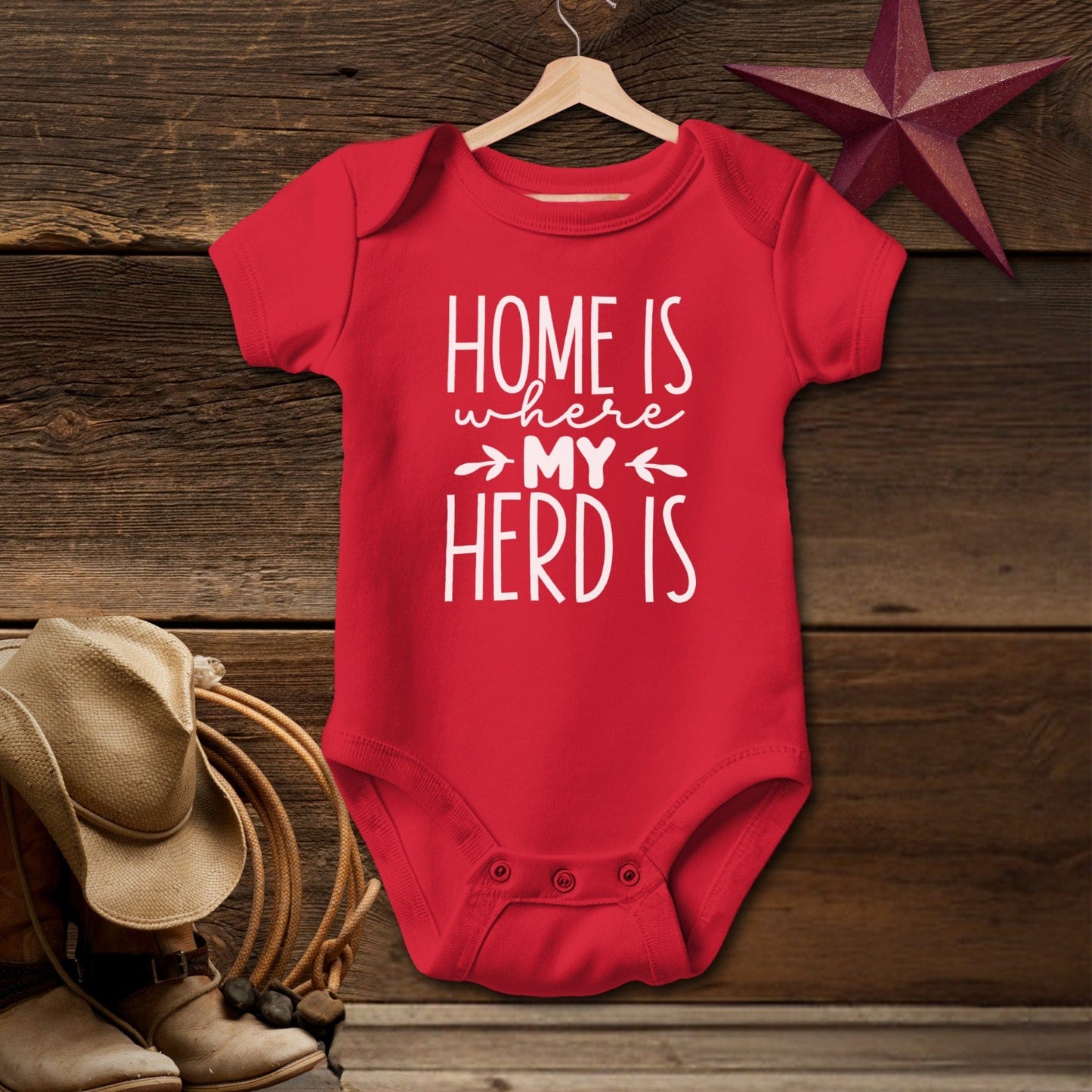 Home Is My Herd Bodysuit (Baby)