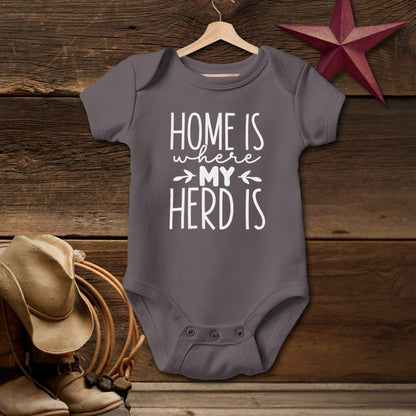 Home Is My Herd Bodysuit (Baby)
