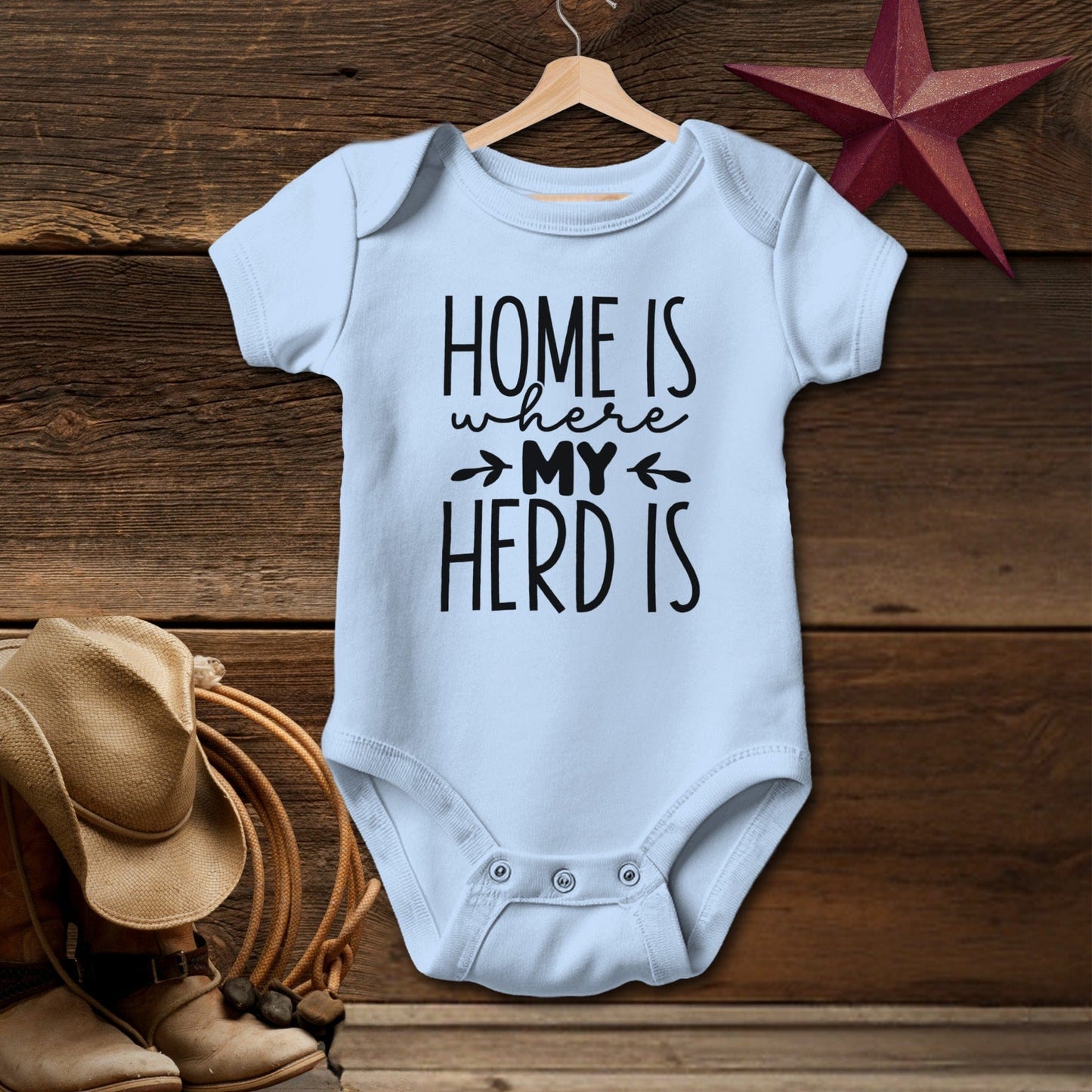 Home Is My Herd Bodysuit (Baby)