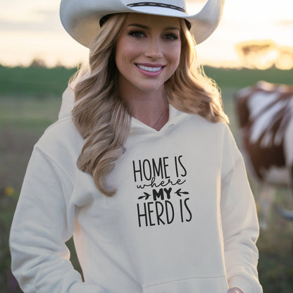 Home Is My Herd Hoodie
