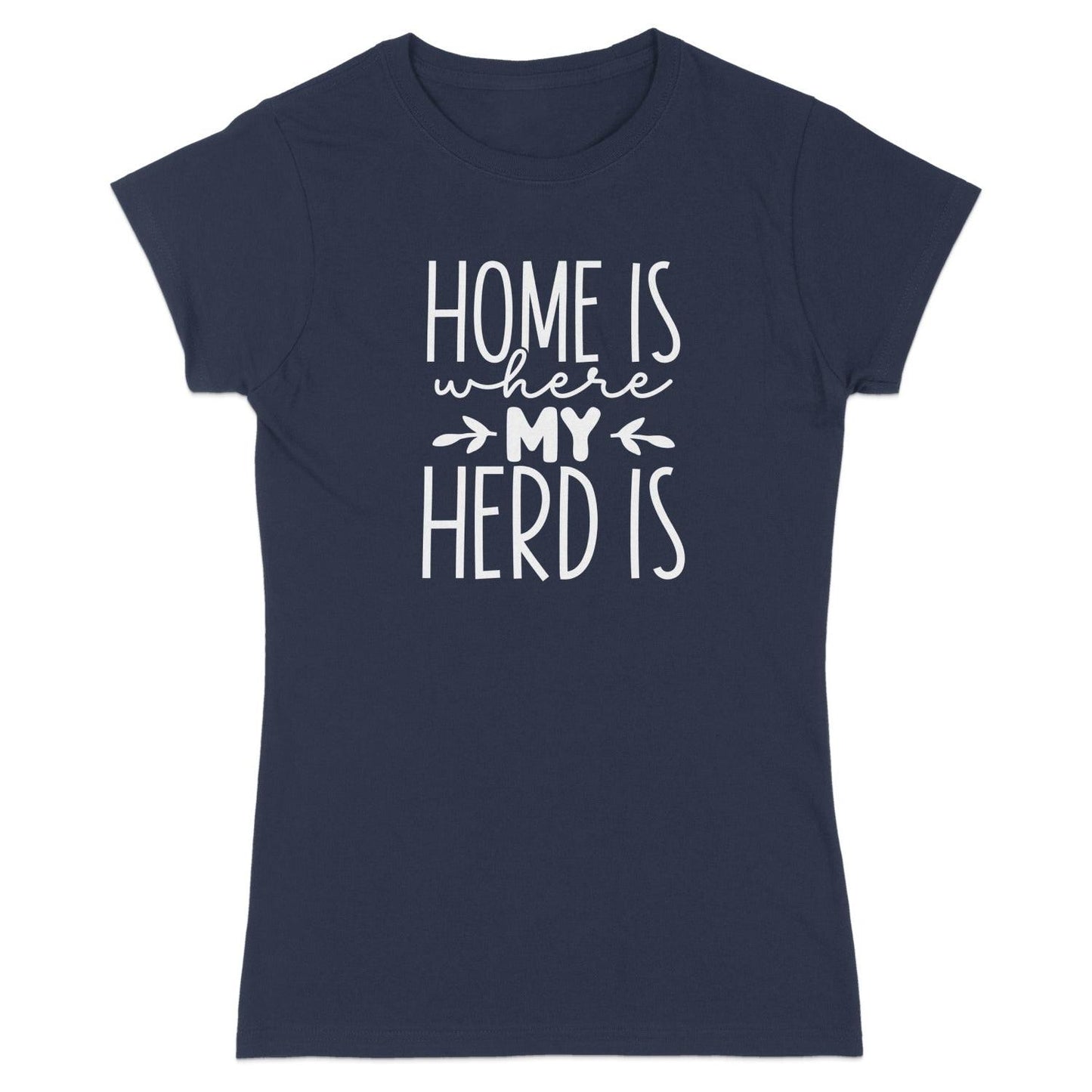 Home Is My Herd Ladies T-shirt