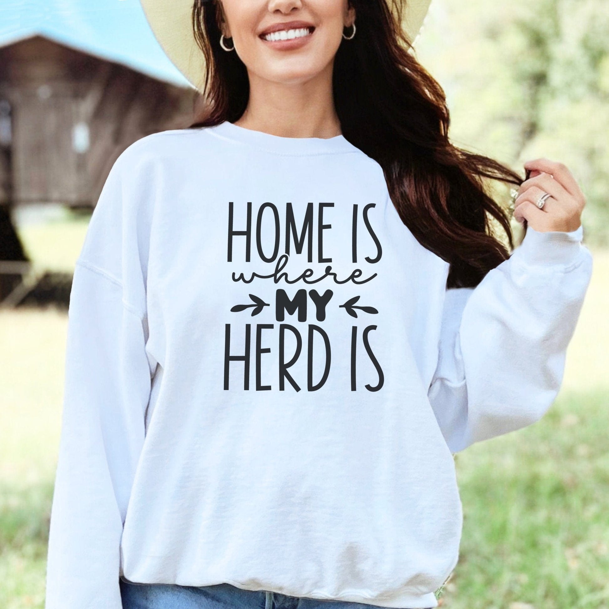 Home Is My Herd Long Sleeve Tee