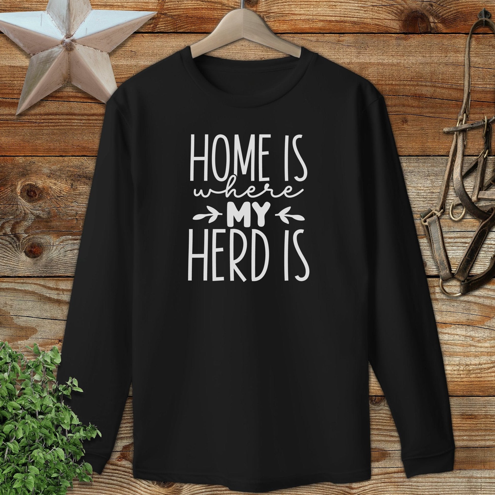 Home Is My Herd Long Sleeve Tee