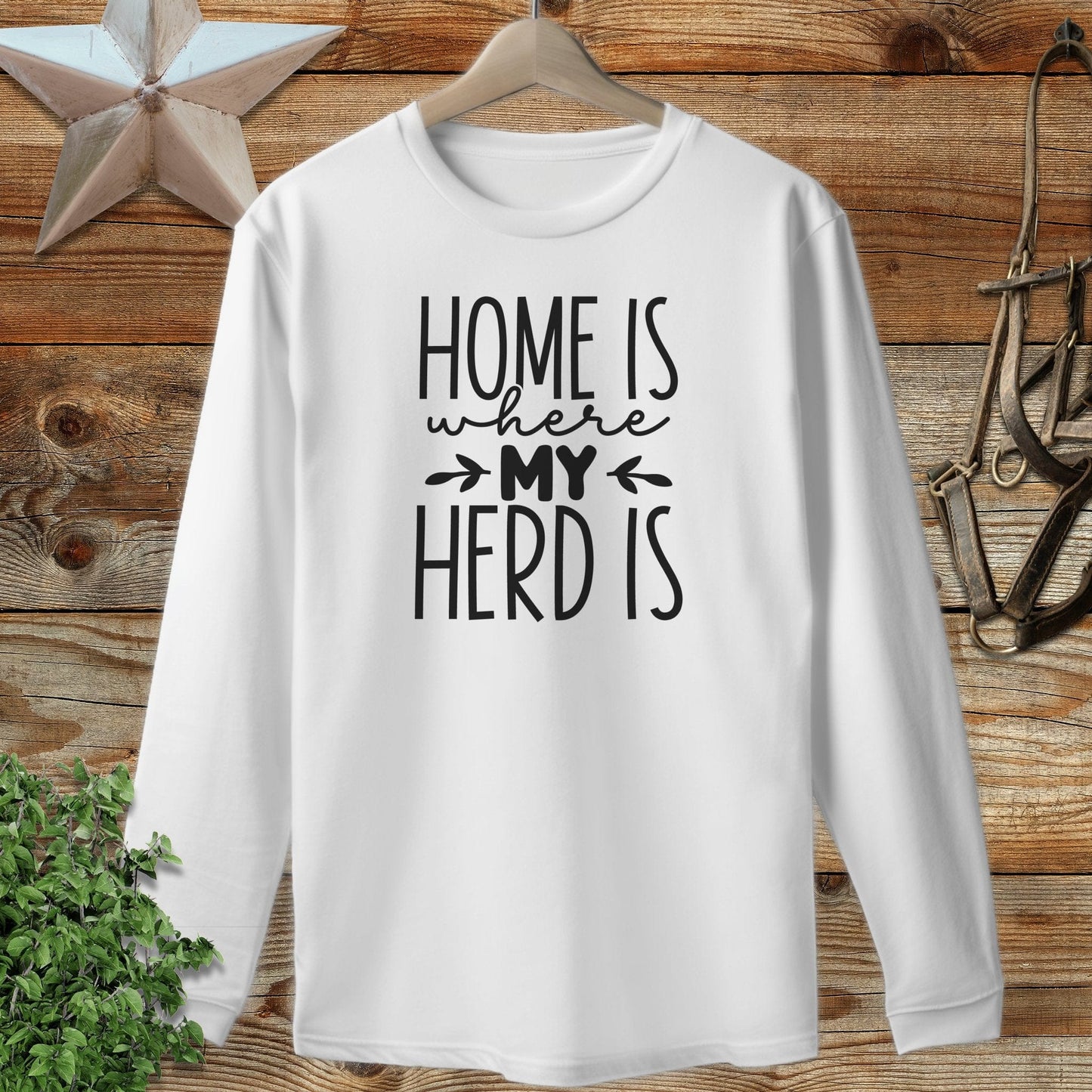 Home Is My Herd Long Sleeve Tee