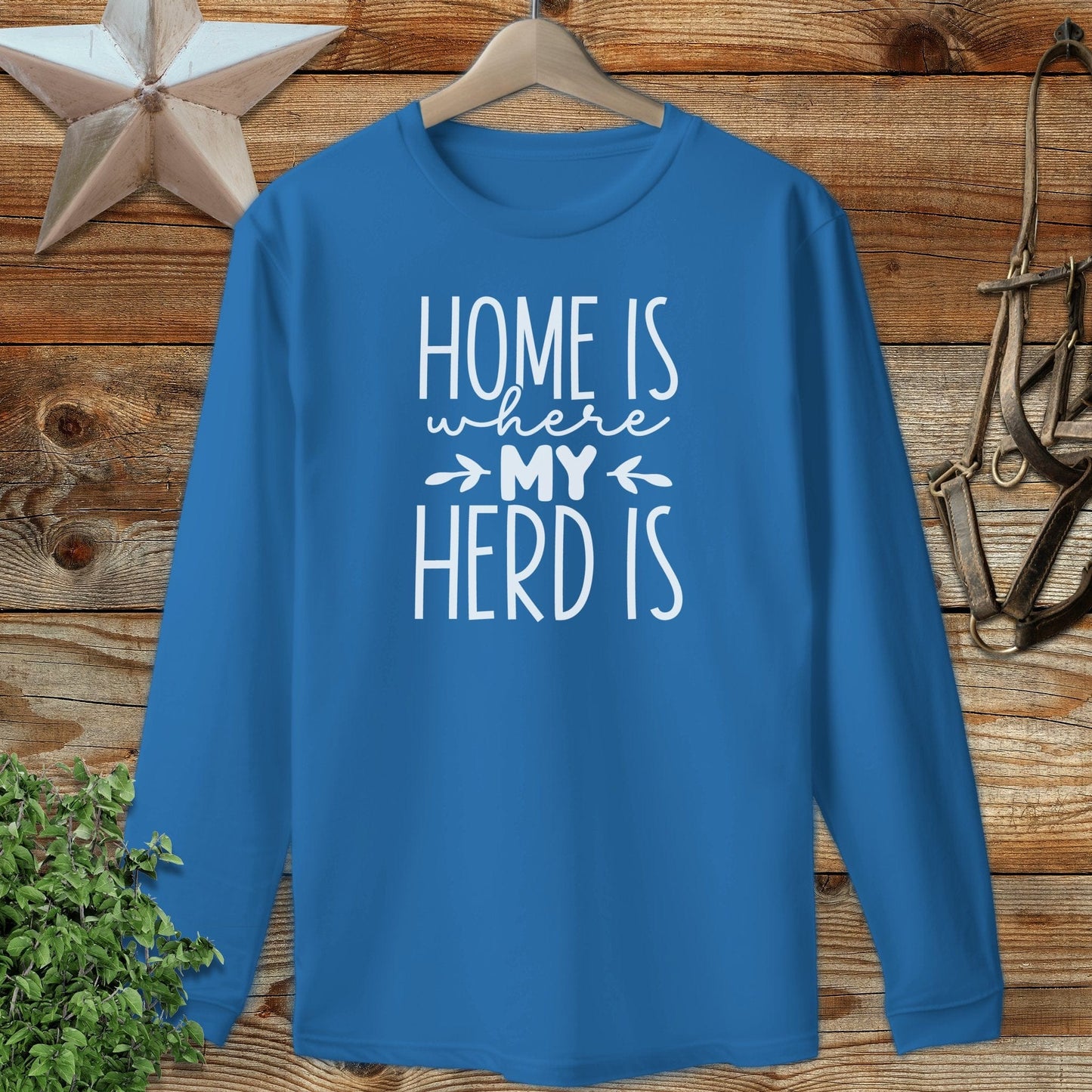 Home Is My Herd Long Sleeve Tee