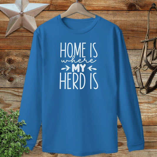 Home Is My Herd Long Sleeve Tee