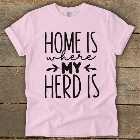 Home Is My Herd Signature Tee