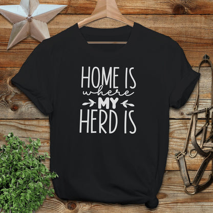 Home Is My Herd Softstyle Tee