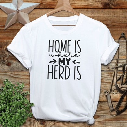 Home Is My Herd Softstyle Tee