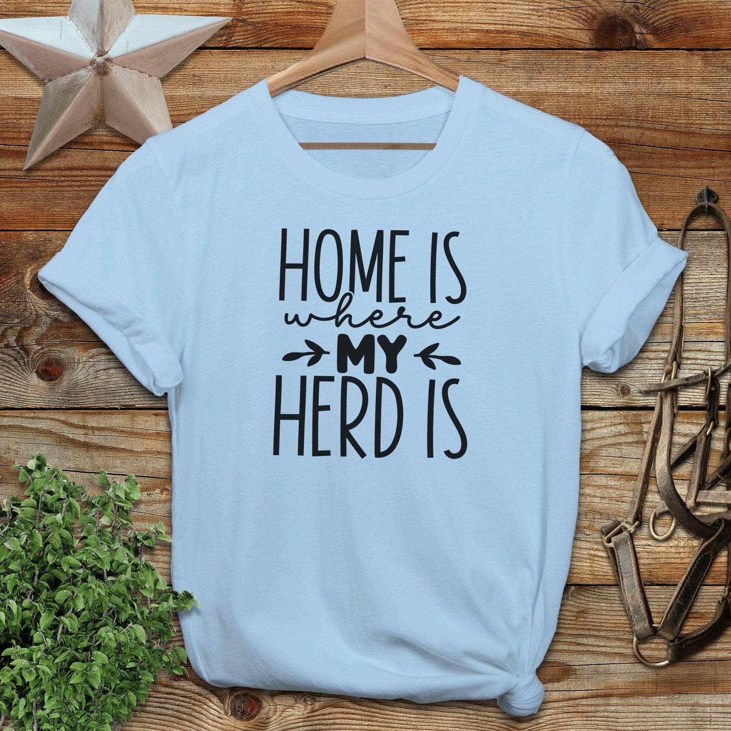 Home Is My Herd Softstyle Tee