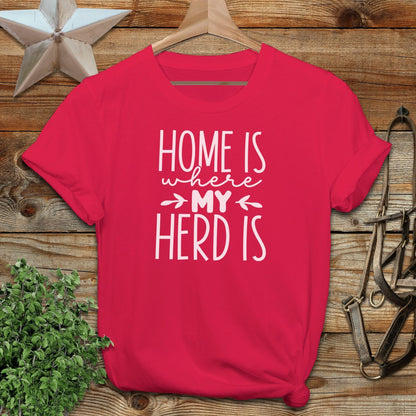 Home Is My Herd Softstyle Tee