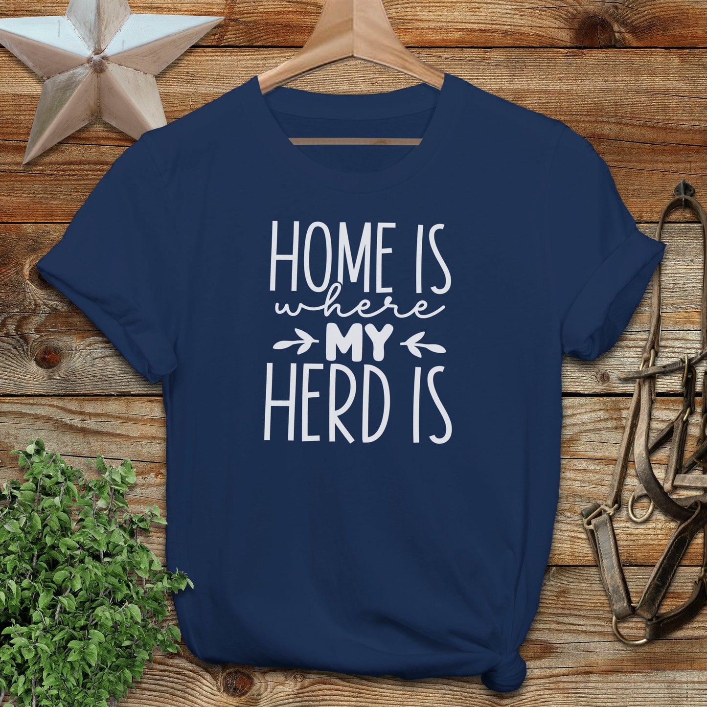 Home Is My Herd Softstyle Tee